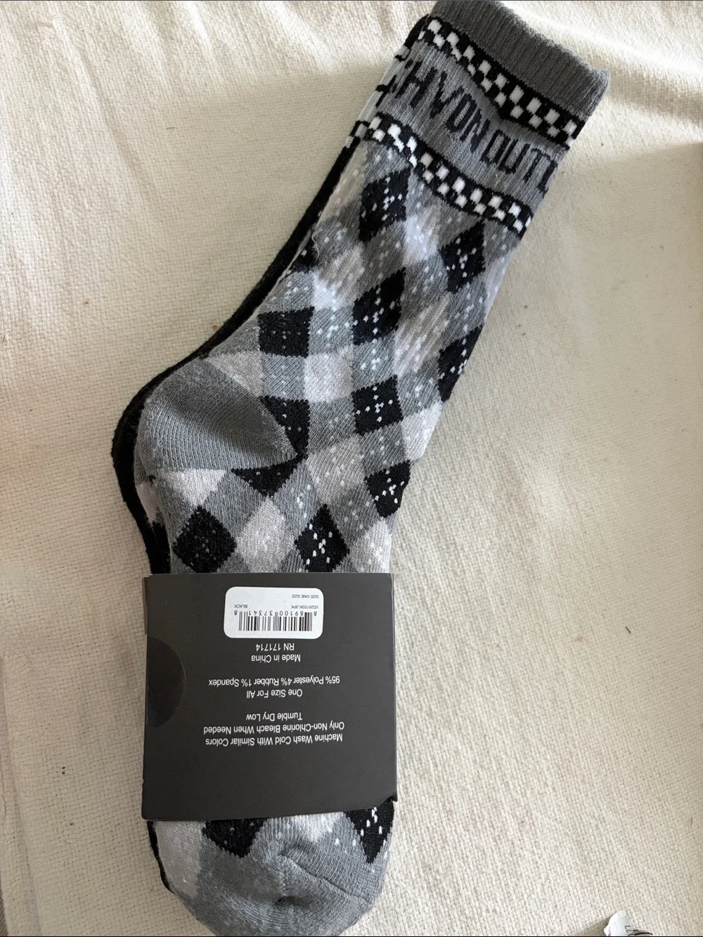 Von Dutch Crew Socks, 3 pack, OS, NWT